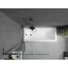 Mexen Next L bath screen 1-winged 80 x 150 cm, transparent, gun metal - 895-080-000-03-00-95