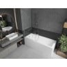 Mexen Next L bath screen 1-wing 60 x 150 cm, transparent, brushed nickel - 895-060-000-03-00-97