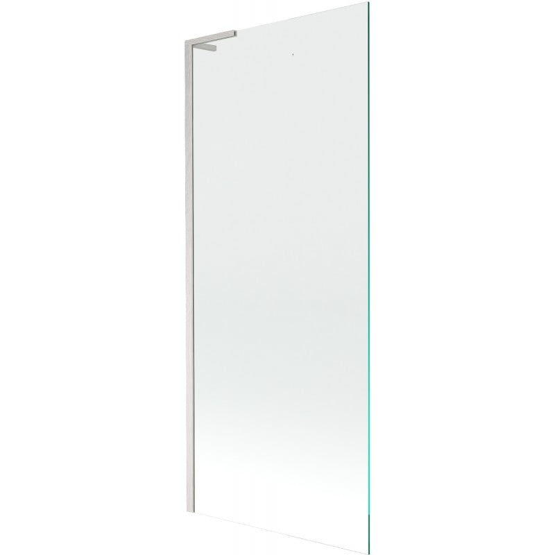 Mexen Next L Bathtub Screen 1-Wing 80 x 150 cm, Transparent, Brushed Nickel - 895-080-000-03-00-97