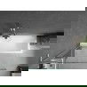 Mexen Next L Bathtub Screen 1-Wing 90 x 150 cm, Transparent, Brushed Nickel - 895-090-000-03-00-97
