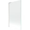 Mexen Next L bathtub screen 1-wing 100 x 150 cm, transparent, brushed nickel - 895-100-000-03-00-97