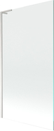 Mexen Next L bathtub screen 1-wing 100 x 150 cm, transparent, brushed nickel - 895-100-000-03-00-97