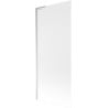 Mexen Next L bath screen 1-wing 80 x 150 cm, frost, chrome - 895-080-000-03-30-01