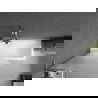 Mexen Next L Bathtub Screen 1-Panel 100 x 150 cm, Frosted, Chrome - 895-100-000-03-30-01