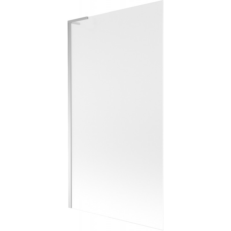 Mexen Next L Bathtub Screen 1-Panel 100 x 150 cm, Frosted, Chrome - 895-100-000-03-30-01