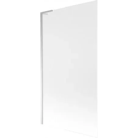 Mexen Next L One-Wing 100 x 150 cm Bath Screen, Frosted, Chrome - 895-100-000-03-30-01
