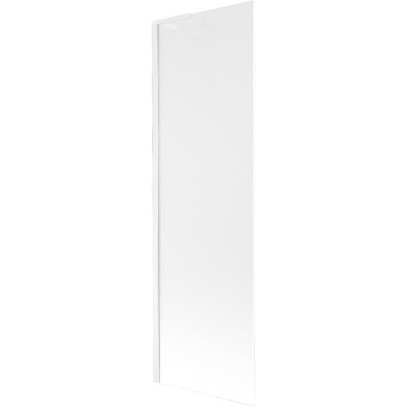 Mexen Next L bath screen 1-wing 60 x 150 cm, frost, white - 895-060-000-03-30-20