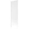 Mexen Next L Bathtub Screen Single-Panel 60 x 150 cm, Frosted, White - 895-060-000-03-30-20