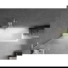 Mexen Next L Bathtub Screen Single-Panel 60 x 150 cm, Frosted, White - 895-060-000-03-30-20
