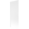 Mexen Next L Bathtub Screen, 1-Panel, 70 x 150 cm, Frosted, White - 895-070-000-03-30-20