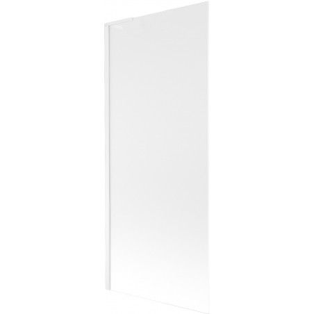 Mexen Next L bathtub screen 1-winged 80 x 150 cm, frost, white - 895-080-000-03-30-20