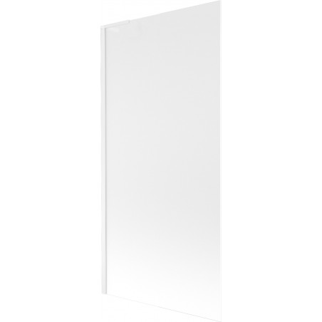 Mexen Next L 1-wing bathtub screen 90 x 150 cm, frosted, white - 895-090-000-03-30-20