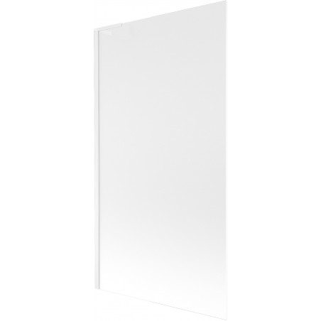 Mexen Next L bath screen 1-panel 100 x 150 cm, frosted, white - 895-100-000-03-30-20