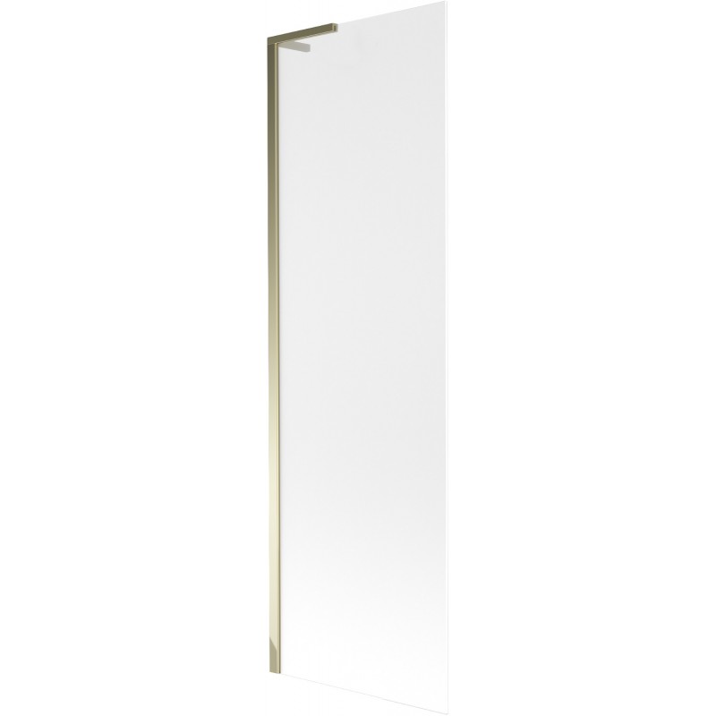 Mexen Next L Bath Screen 1-panel 60 x 150 cm, Frosted, Gold - 895-060-000-03-30-50