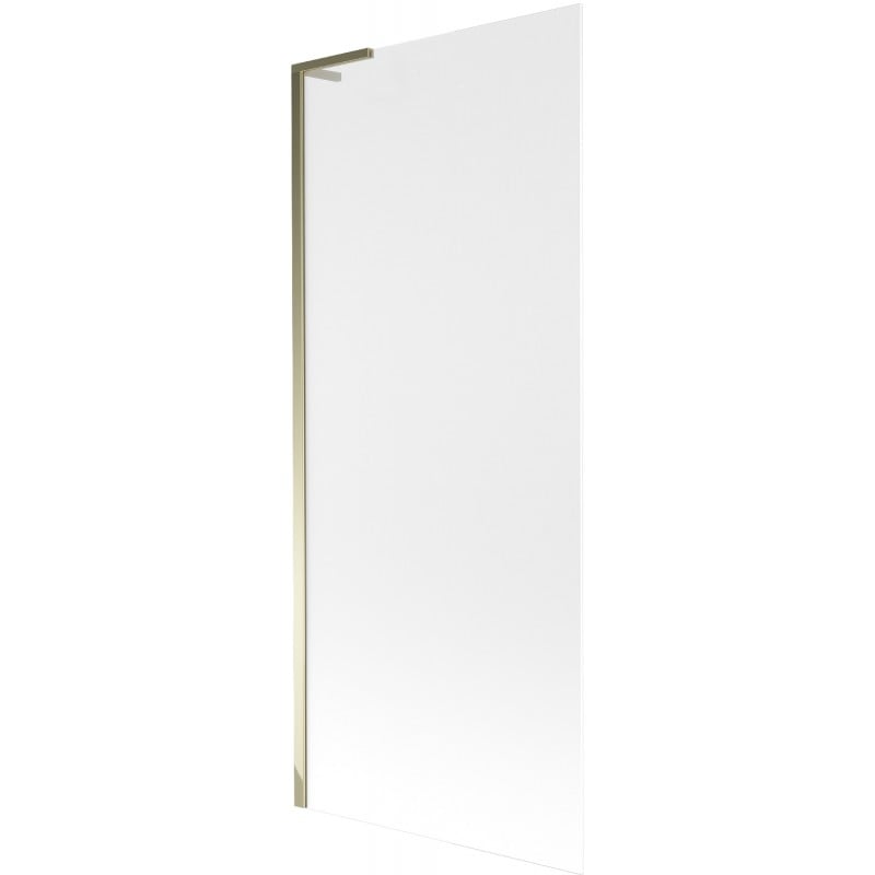 Mexen Next L bath screen 1-wing 80 x 150 cm, frost, gold - 895-080-000-03-30-50