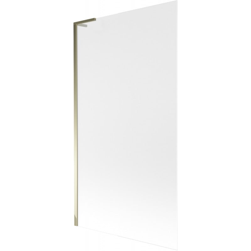 Mexen Next L bath screen 1-wing 100 x 150 cm, frost, gold - 895-100-000-03-30-50