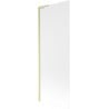 Mexen Next L Bath Screen 1-Panel 70 x 150 cm, Frosted, Brushed Gold - 895-070-000-03-30-55