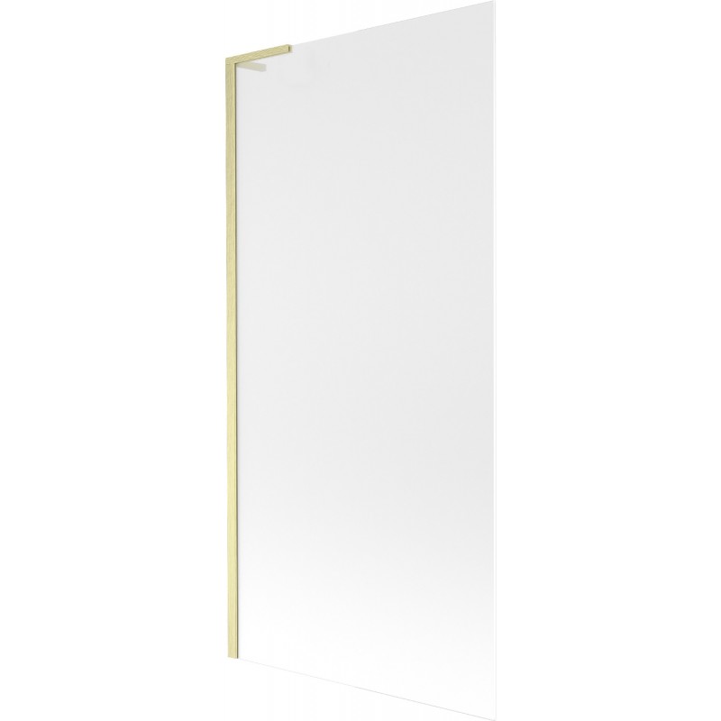 Mexen Next L bathtub screen 1-wing 90 x 150 cm, frost, brushed gold - 895-090-000-03-30-55