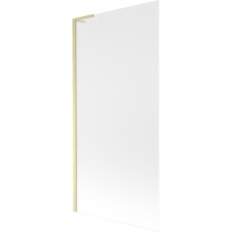 Mexen Next L bathtub screen 1-wing 90 x 150 cm, frost, brushed gold - 895-090-000-03-30-55
