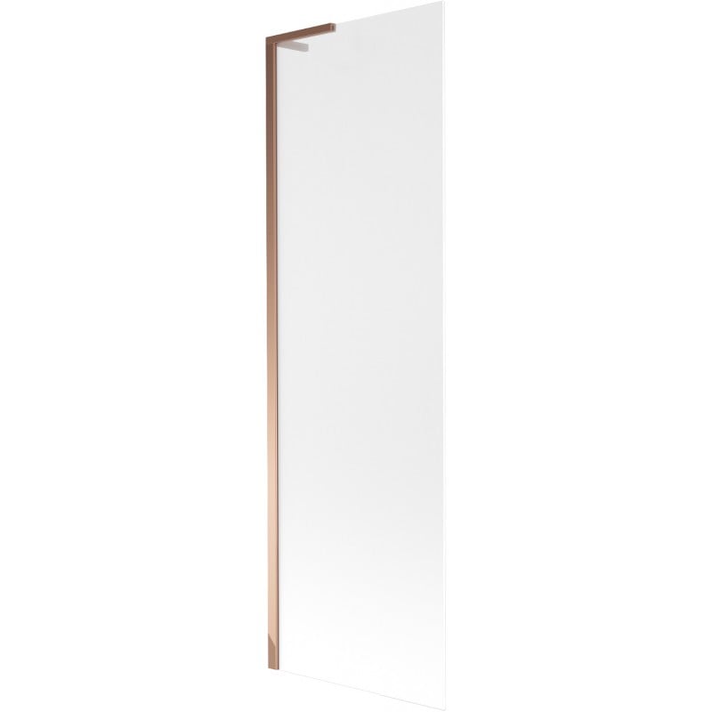 Mexen Next L Bath Screen 1-wing 60 x 150 cm, Frosted, Rose Gold - 895-060-000-03-30-60