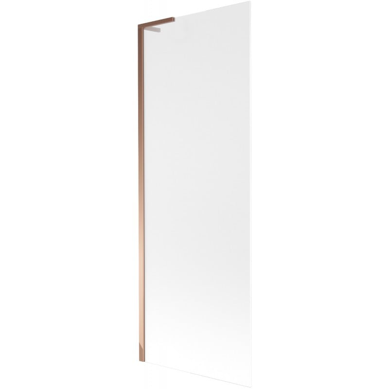 Mexen Next L bathtub screen 1-wing 70 x 150 cm, frosted, rose gold - 895-070-000-03-30-60