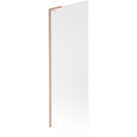 Mexen Next L bath screen 1-wing 70 x 150 cm, frost, brushed copper - 895-070-000-03-30-65