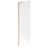 Mexen Next L Bath Screen 1-Panel 60 x 150 cm, Frosted, Brushed Copper - 895-060-000-03-30-65