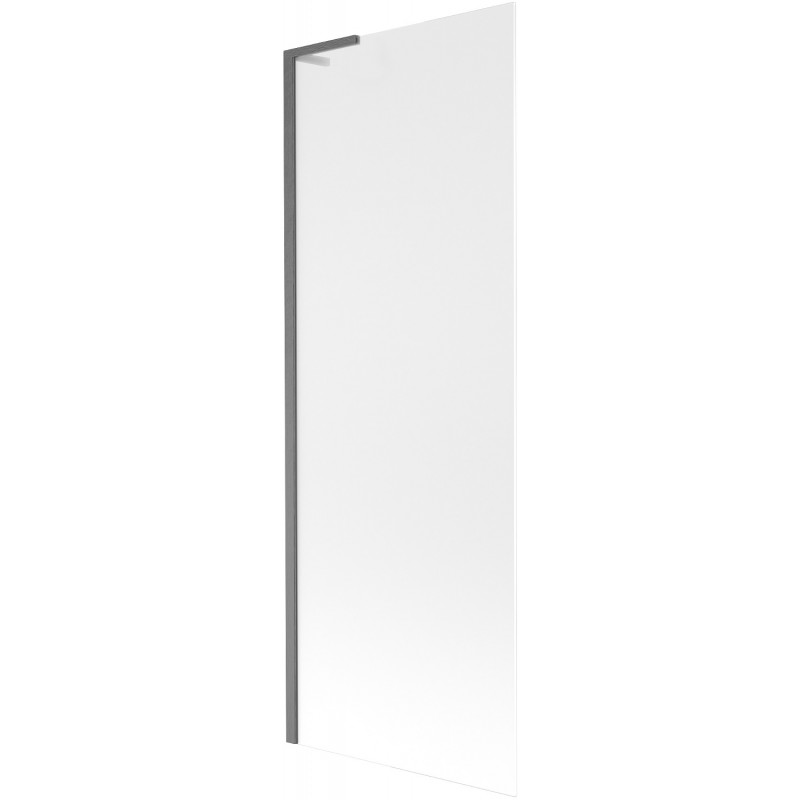 Mexen Next L Bath Screen 1-Panel 70 x 150 cm, Frosted, Brushed Gun Gray - 895-070-000-03-30-66