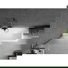 Mexen Next L bathtub screen 1-leaf 80 x 150 cm, frosted, brushed gun gray - 895-080-000-03-30-66
