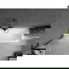 Mexen Next L bath screen 1-panel 60 x 150 cm, frosted, black - 895-060-000-03-30-70