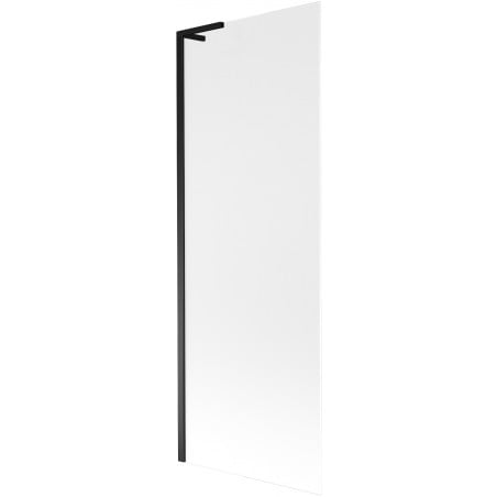 Mexen Next L Bathtub Screen 1-Panel 70 x 150 cm, Frosted, Black - 895-070-000-03-30-70
