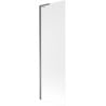 Mexen Next L Shower Screen 1-Panel 60 x 150 cm, Frosted, Gun Metal - 895-060-000-03-30-95