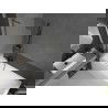 Mexen Next L Bathtub Screen 1-Panel 70 x 150 cm, Frosted, Gun Metal - 895-070-000-03-30-95