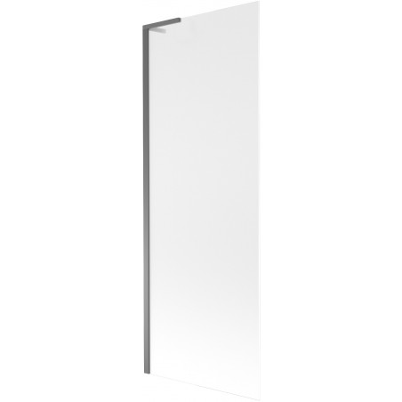 Mexen Next L Bathtub Screen 1-Panel 70 x 150 cm, Frosted, Gun Metal - 895-070-000-03-30-95