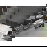Mexen Next L Bathtub Screen 1-Panel 80 x 150 cm, Frosted, Gun Metal - 895-080-000-03-30-95