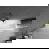 Mexen Next L Bathtub Screen 1-wing 90 x 150 cm, Frosted, Gun Metal - 895-090-000-03-30-95