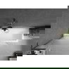 Mexen Next L bathtub screen 1-wing 100 x 150 cm, frost, gun metal - 895-100-000-03-30-95