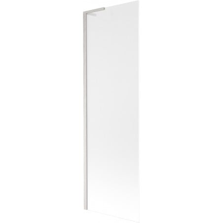Mexen Next L Bathtub Screen 1-Panel 60 x 150 cm, Frosted, Brushed Nickel - 895-060-000-03-30-97