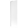 Mexen Next L Bathtub Screen 1-Panel 60 x 150 cm, Frosted, Brushed Nickel - 895-060-000-03-30-97