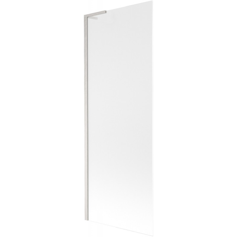 Mexen Next L Bathtub Screen 1-Panel 70 x 150 cm, Frosted, Brushed Nickel - 895-070-000-03-30-97