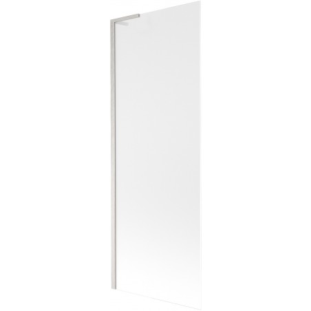 Mexen Next L Bathtub Screen 1-Panel 70 x 150 cm, Frosted, Brushed Nickel - 895-070-000-03-30-97