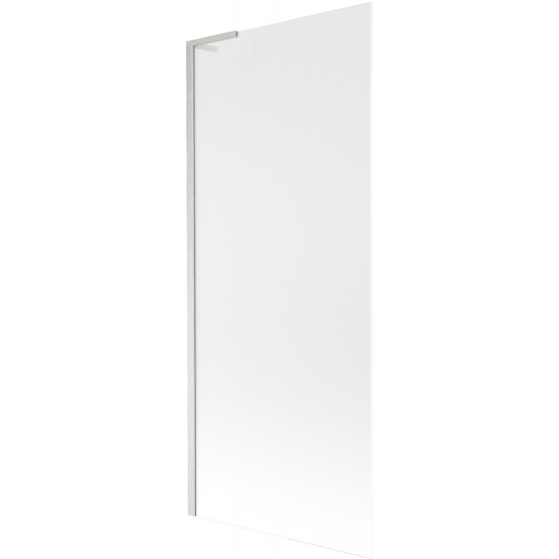 Mexen Next L Bathtub Screen 1-Panel 80 x 150 cm, Frosted, Brushed Nickel - 895-080-000-03-30-97