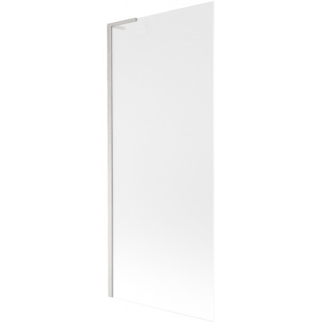 Mexen Next L Bathtub Screen 1-Panel 80 x 150 cm, Frosted, Brushed Nickel - 895-080-000-03-30-97