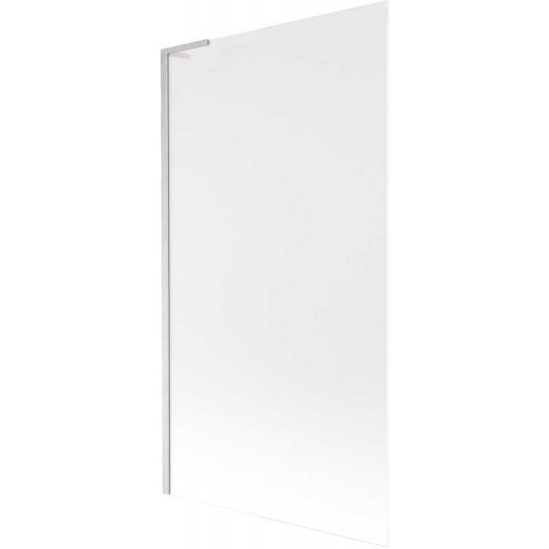 Mexen Next L Bath Screen 1-Panel 100 x 150 cm, Frosted, Brushed Nickel - 895-100-000-03-30-97