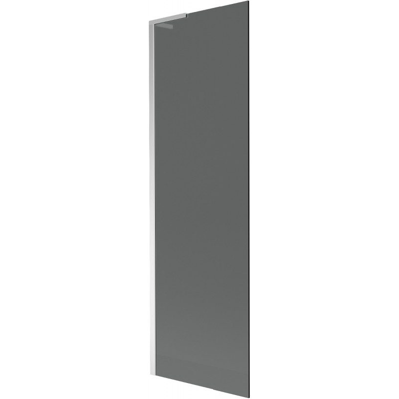Mexen Next L single-wing bath screen 60 x 150 cm, graphite, chrome - 895-060-000-03-40-01