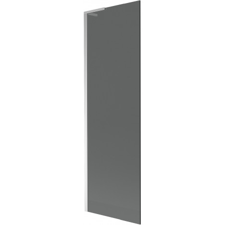 Mexen Next L Bathtub Screen 1-Panel 60 x 150 cm, Graphite, Chrome - 895-060-000-03-40-01