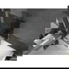 Mexen Next L Bathtub Screen, 1-Panel 90 x 150 cm, Graphite, Chrome - 895-090-000-03-40-01