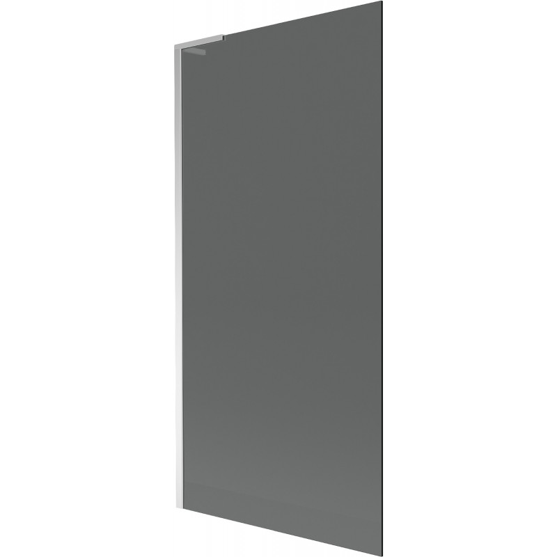 Mexen Next L Bathtub Screen, 1-Panel 90 x 150 cm, Graphite, Chrome - 895-090-000-03-40-01