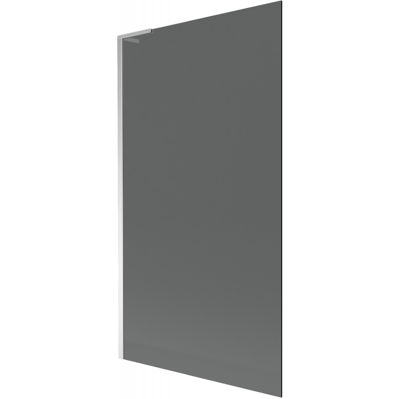 Mexen Next L Bathtub Screen 1-Panel 100 x 150 cm, Graphite, Chrome - 895-100-000-03-40-01