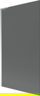 Mexen Next L Bathtub Screen 1-Panel 100 x 150 cm, Graphite, Chrome - 895-100-000-03-40-01